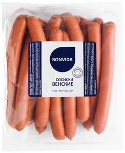Сосиски Венские ТМ Bonvida (Бонвида)
