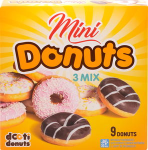 Мини-пончики ассорти ТМ Dooti Donuts (Дути Донатс)