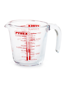 Стакан мерный Pyrex из боросиликатного стекла, 500 мл