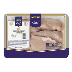 Филе грудки цыпленка-бройлера без кожи Metro Chef охлажденное ~1 кг