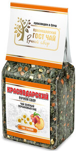 Чай зеленый Краснодарский Гост Чай ручной сбор Байховый Персиковый сад