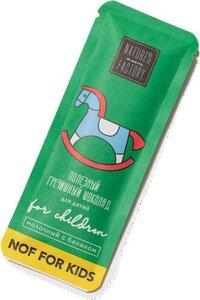 Шоколад гречишный Nature's own factory для детей молочный с Бананом