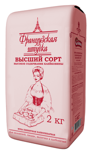 Мука пшеничная Французская штучка высший сорт