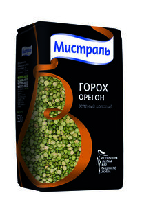 Горох зеленый Мистраль Орегон шлифованный колотый