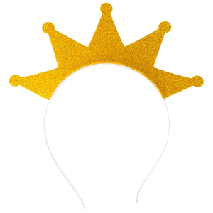 Ободок на голову Корона золото