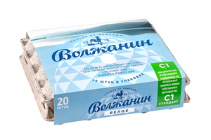 Яйцо куриное Волжанин Волжское утро С1, 20 шт