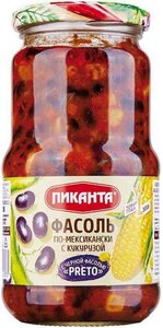 Фасоль по-мексикански Пиканта с кукурузой