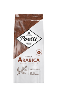 Кофе в зернах Poetti Daily Arabica