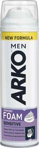 Пена для бритья Sensitive (Сенситив) с экстрактом лаванды и Алоэ Вера TM Arko (Арко)