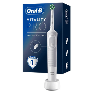 Электрическая зубная щетка Oral-B Vitality Pro белая
