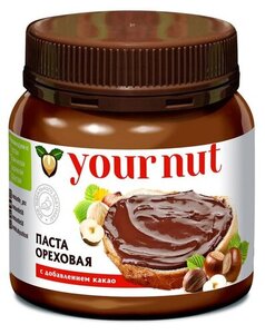 Паста ореховая Your nut с добавлением какао