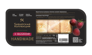 Блинчики сладкие «Sибирская Коллекция» Handmade с малиной замороженные, 400 г