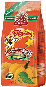 Семечки От Мартина тыквенные без соли неочищенные
