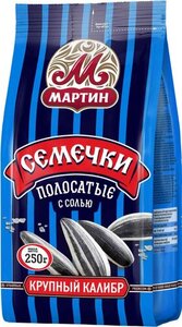 Семечки полосатые От Мартина Отборные с солью