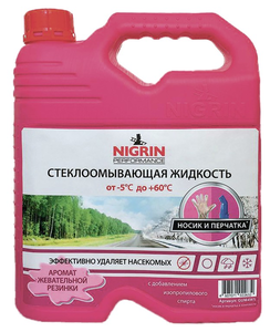 Жидкость стеклоомывающая Nigrin Жевательная резинка
