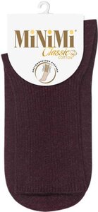 Носки женские MiNiMi Classic Cotone цвет: бордовый меланж размер: 39-41