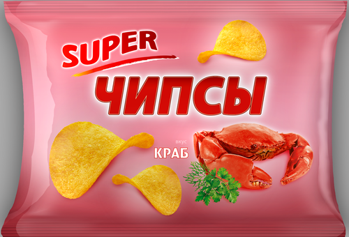 Чипсы картофельные Краб ТМ Super чипсы 300 г за 140.35₽ - купить в  undefined с доставкой через igooods