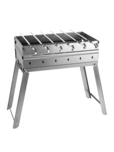 Мангал Forester со складными ножками с 6 шампурами, 45х25 см