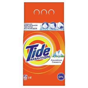 Стиральный порошок Tide Автомат Альпийская свежесть 20 стирок, 3 кг