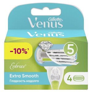 Кассеты Venus Extra Smooth, 4 шт