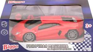 Игрушка Bigga Гоночная машинка на радиоуправлении со световыми эффектами