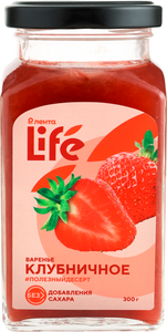 Варенье клубничное без сахара ТМ Лента Life