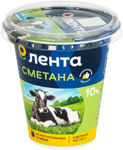 Сметана Лента 10% бзмж