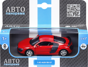 Игрушка Машина Audi R8 GT серебро JB 1200138 металлическая