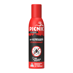 Аэрозоль от клещей ТМ Picnic (Пикник)