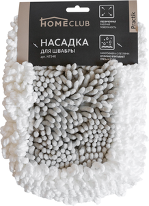 Насадка для швабры HOMECLUB Practik, микрофибра, 42x12см артикул NT54R