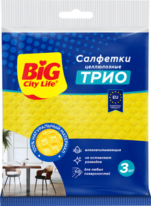 Салфетки BIG CITY LIFE Трио, целлюлозные 18402553