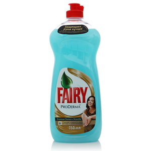 Fairy proderma средство для мытья посуды водяная лилия и жожоба 750мл (4015600743017)