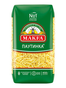 Макаронные изделия Паутинка ТМ Makfa (Макфа)