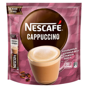 Напиток кофейный растворимый Nescafe Classic Cappuccino (Нескафе Классик Капучино) 18 г*20 шт ТМ Nescafe (Нескафе)