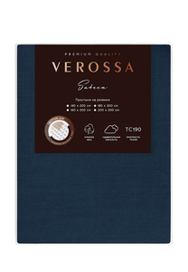 Простыня на резинке Verossa сатин 160*200(20) см