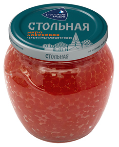 Икра Русское море лососевая имитированная стольная