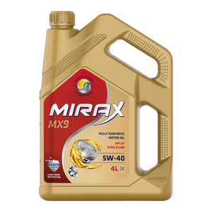 Моторное масло Mirax MX9 5W-40 API SP ACEA A3/B4 синтетическое