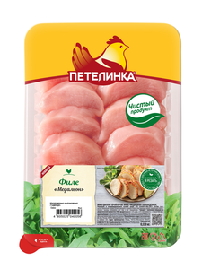 Филе медальон цыпленка-бройлера Петелинка охлажденное