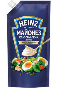 Майонез классический Heinz густой 67% БЗМЖ