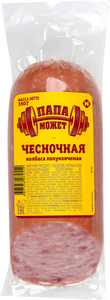 Колбаса Папа Может Чесночная полукопченая