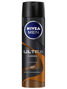 Антиперспирант Ultra Carbon Nivea Men 48 ч антибактериальный эффект, 150 мл
