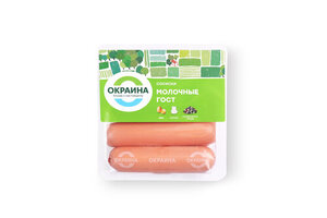 Сосиски «Окраина» Молочные ГОСТ, 350 г