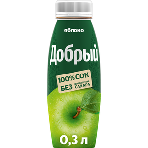 Сок «Добрый» Яблоко, 300 мл