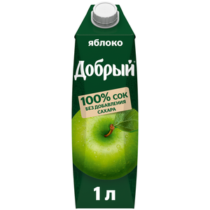 Сок яблоко ТМ Добрый