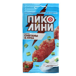 Колбаски сырокопченые пиколини сметана и лук ТМ Дымов