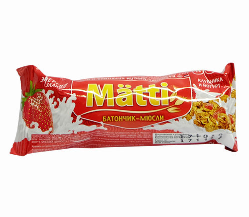 Батончик мюсли Матти диет