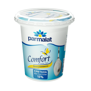 Сметана Parmalat безлактозная 15%