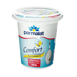 Сметана Parmalat безлактозная 20%