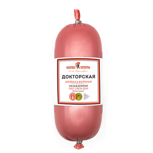 Колбаса вареная Фабрика качества Докторская ГОСТ
