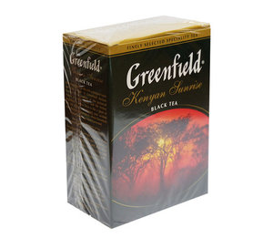 Чай черный Kenyan Sunrise (Кенья Санрайз) листовой ТМ Greenfield (Гринфилд)